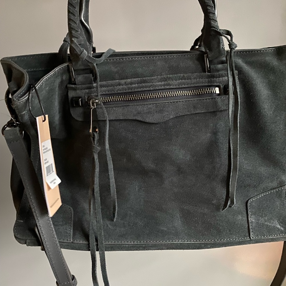 Regan Satchel Tote in Deep Late Color